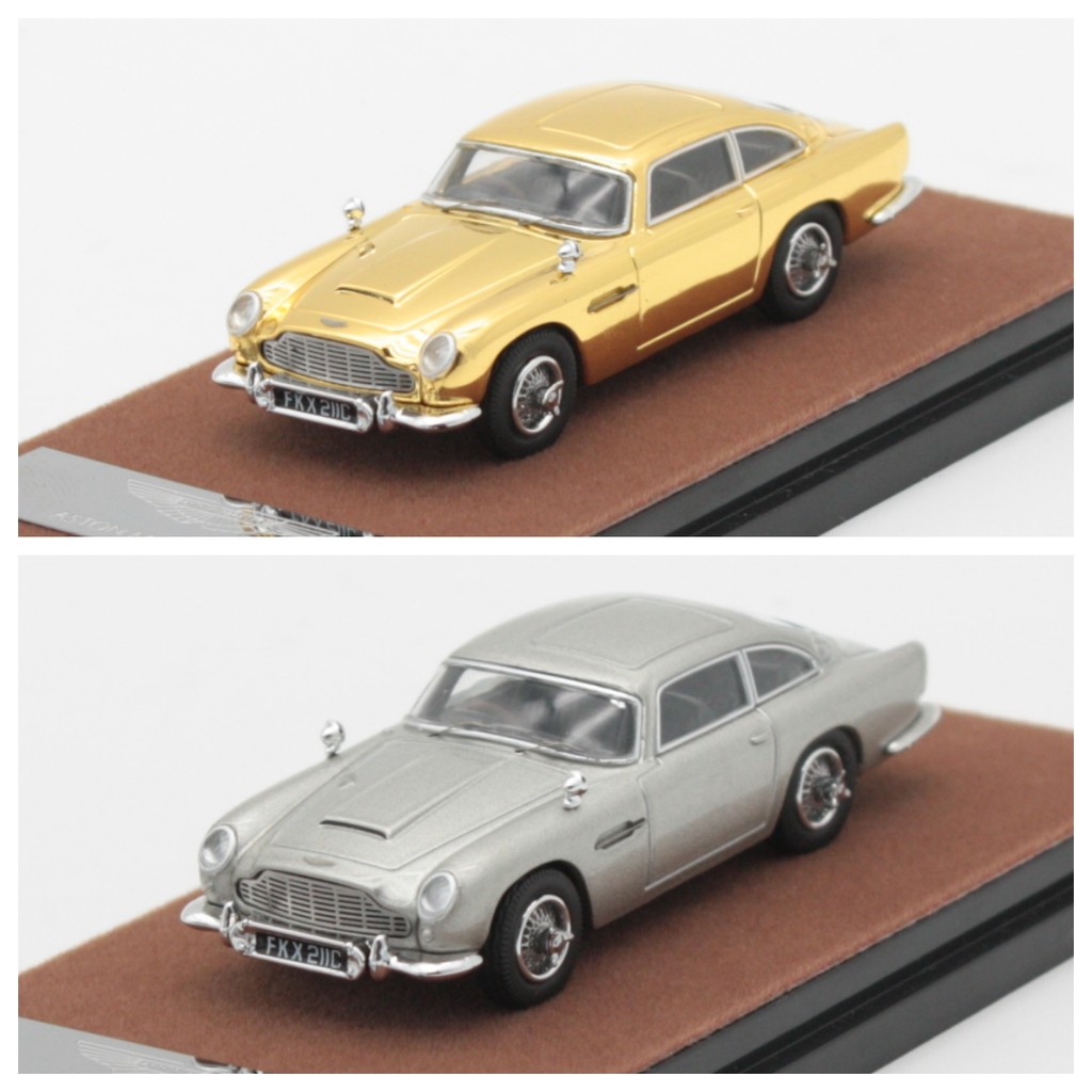 โมเดลไฟเล็ก 1: 64 โมเดลรถ Aston Martin DB5 Retro Sports Car Aston Martin DB5