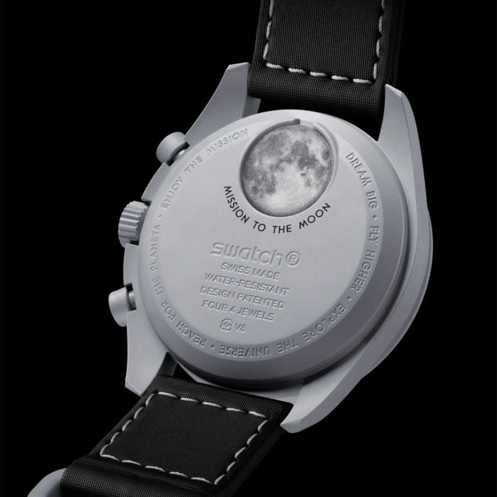 Mission TO EARTHPHASE Mens Watches Movement Plant Full Function Chronograph Luminous นาฬิกาข้อมือ