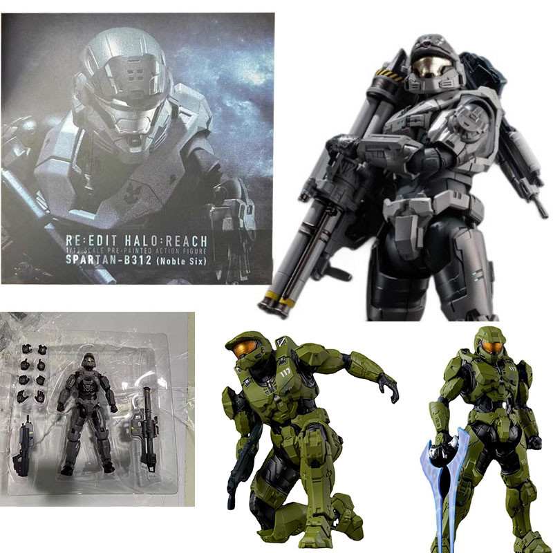 Noble Six 1/12 HALO Action Figure RE:EDIT HALO : REACH Escala โมเดลสะสม