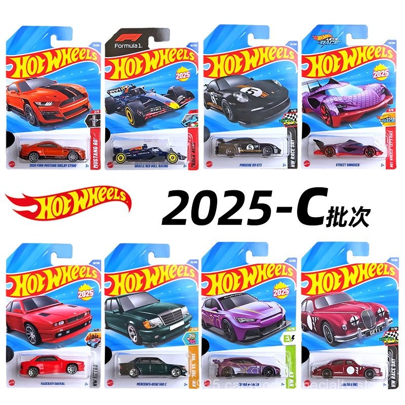 Hot wheels25c รถอัลลอยด์รถสูตรหนึ่ง F1ปอร์เช่911เมอร์เซเดส-เบนซ์มาเซราติรุ่น tunf