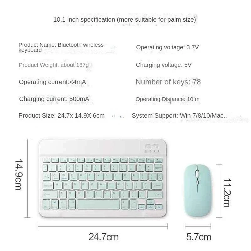 แป้นพิมพ์บลูทูธสําหรับ Android Windows สําหรับ Xiaomi Pad 7 6 5 6S Pro Redmi Pad SE 11 Pad Pro 12.1 2024 คีย์บอร์ดไร้สายเมาส์ thumbnail 8