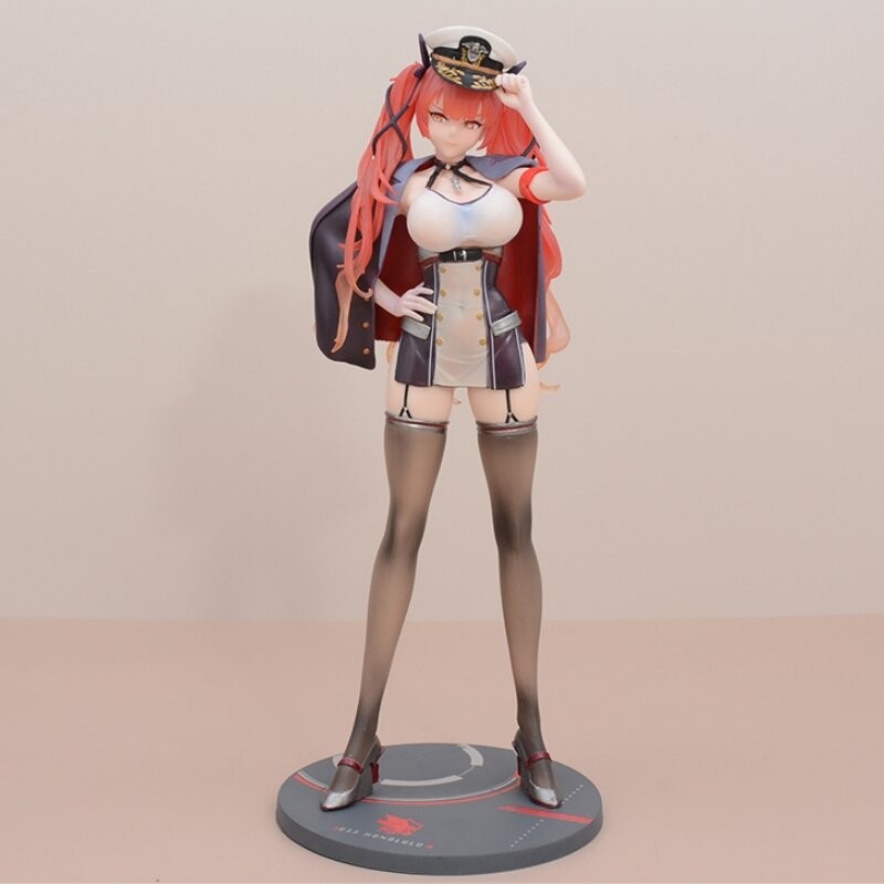 26 ซม.Azur Lane Uss Honolulu ตําแหน่งยืนอะนิเมะตัวเลขเกมรูปปั้นสาวการ์ตูนรุ่นสะสมของเล่นเครื่องประดั