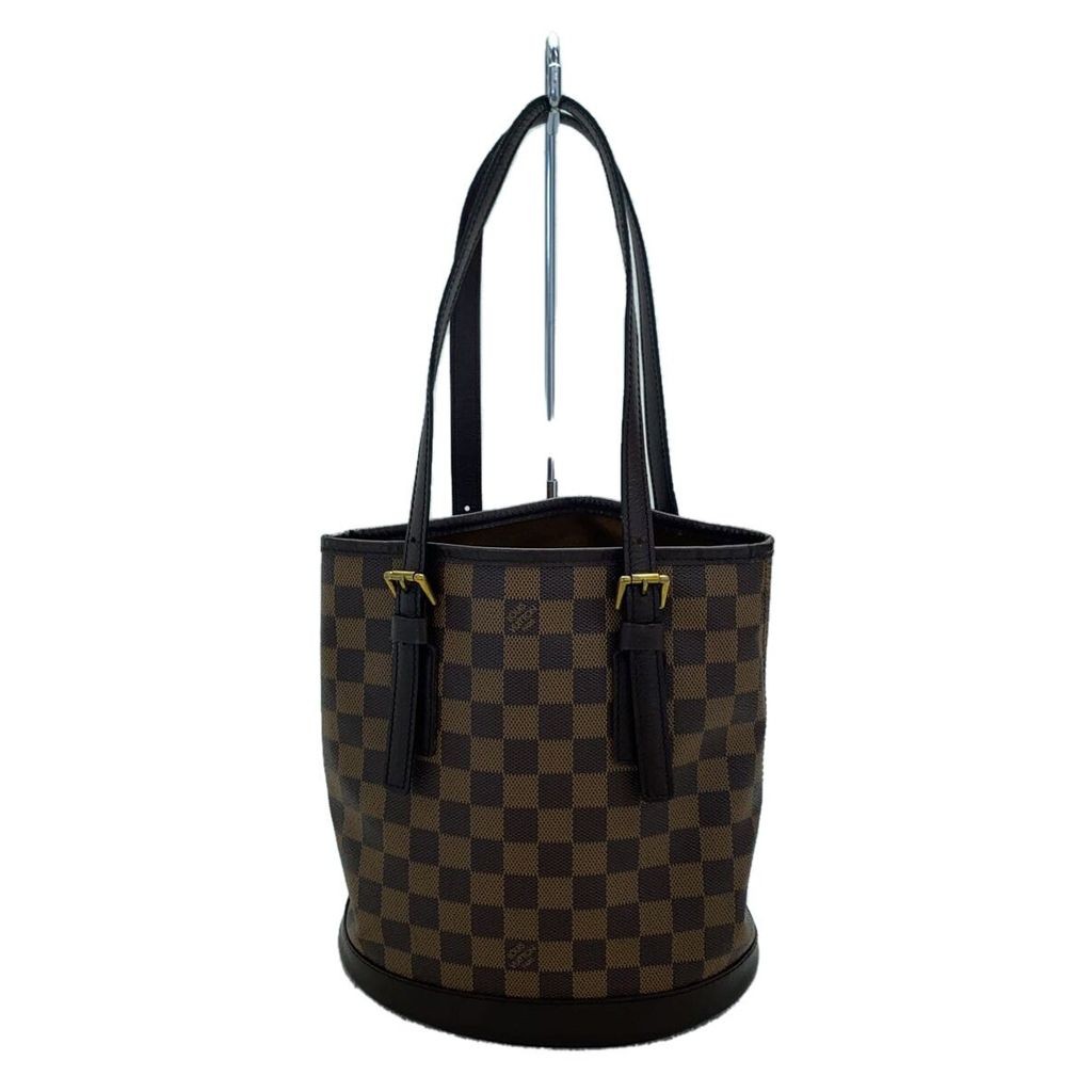 Louis VUITTON tote bag Malle_Damier Eben_BRW PVC BRW ตรวจสอบโดยตรงจากญี่ปุ่น มือสอง
