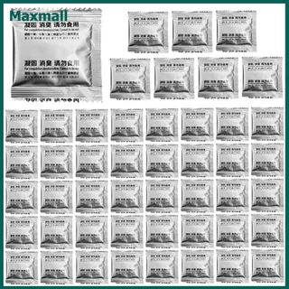 Maxmall 48 ชิ้น Poo Gel Rapid Poo ปัสสาวะผง Camping เจลห้องน้ําสําหรับฉุกเฉินกลางแจ้ง #F