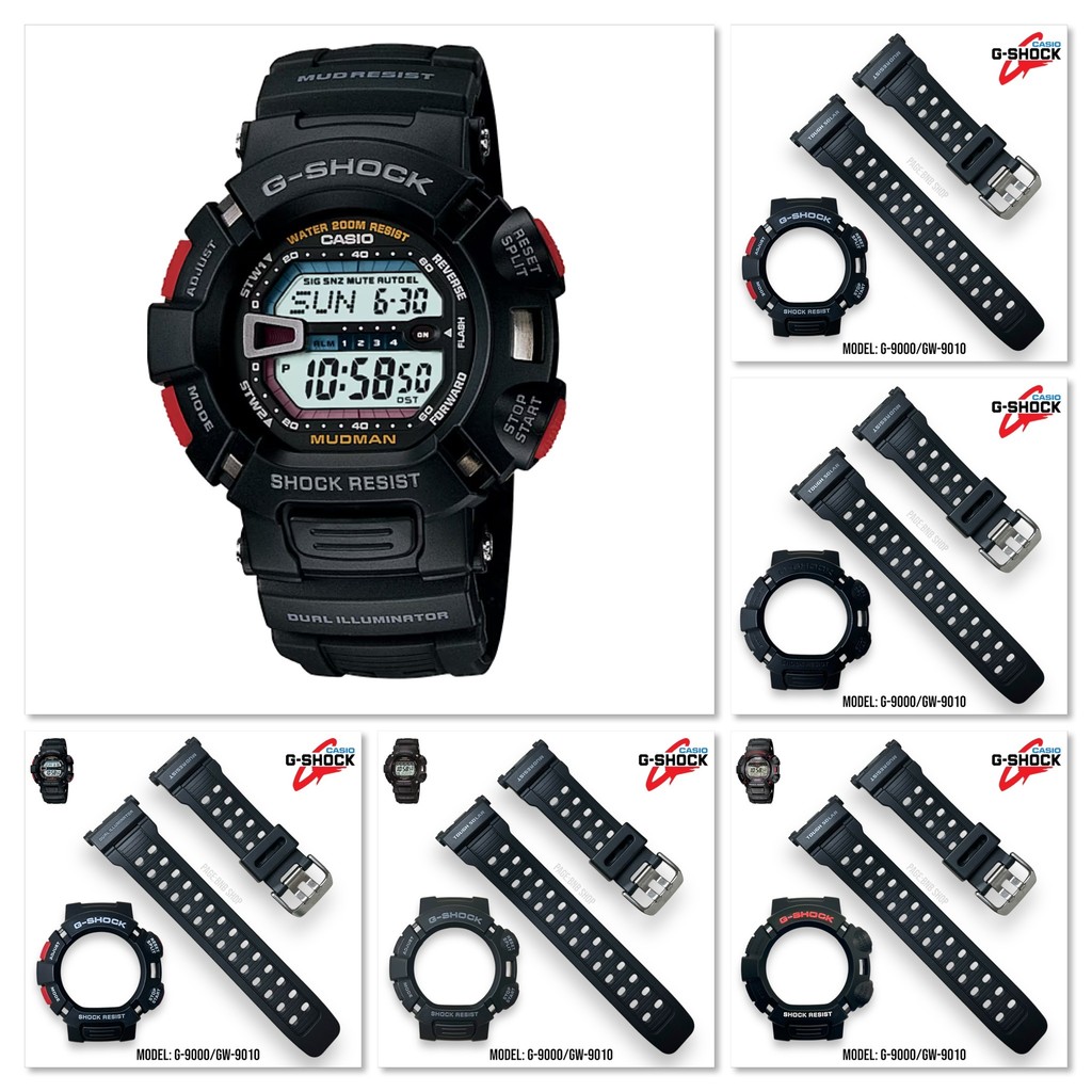 (ฟรีไขควง3in1)กรอบสายนาฬิกาG-SHOCKของแท้ รุ่น G-9000/GW-9000