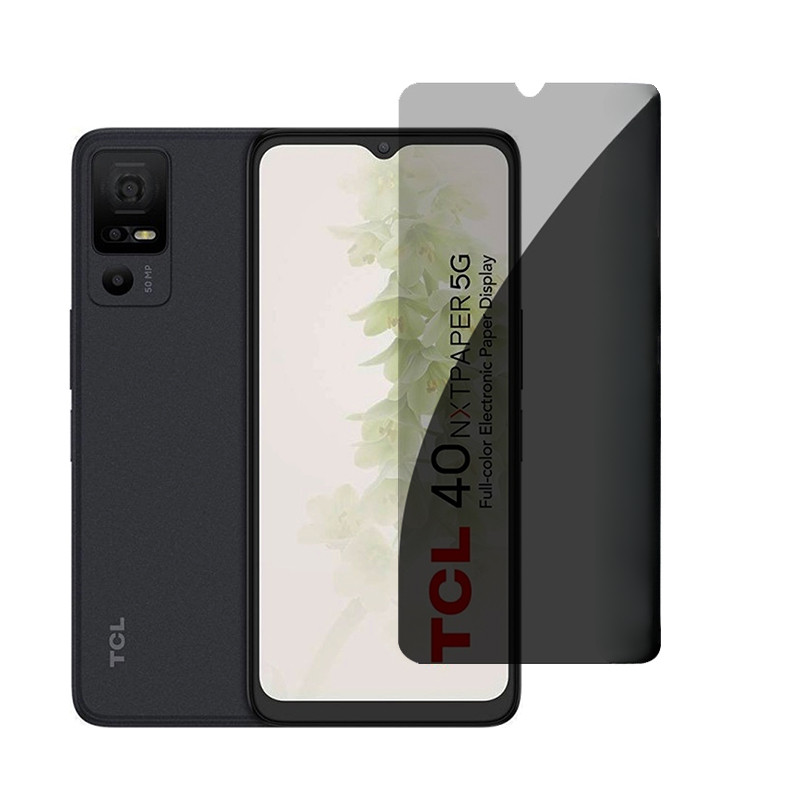 สําหรับ TCL 40 NXTpaper 4G 5G Anti Spy Glare กระจกนิรภัยความเป็นส่วนตัวป้องกันหน้าจอปลดล็อคกระจกป้องกันฟิล์มฝาครอบ