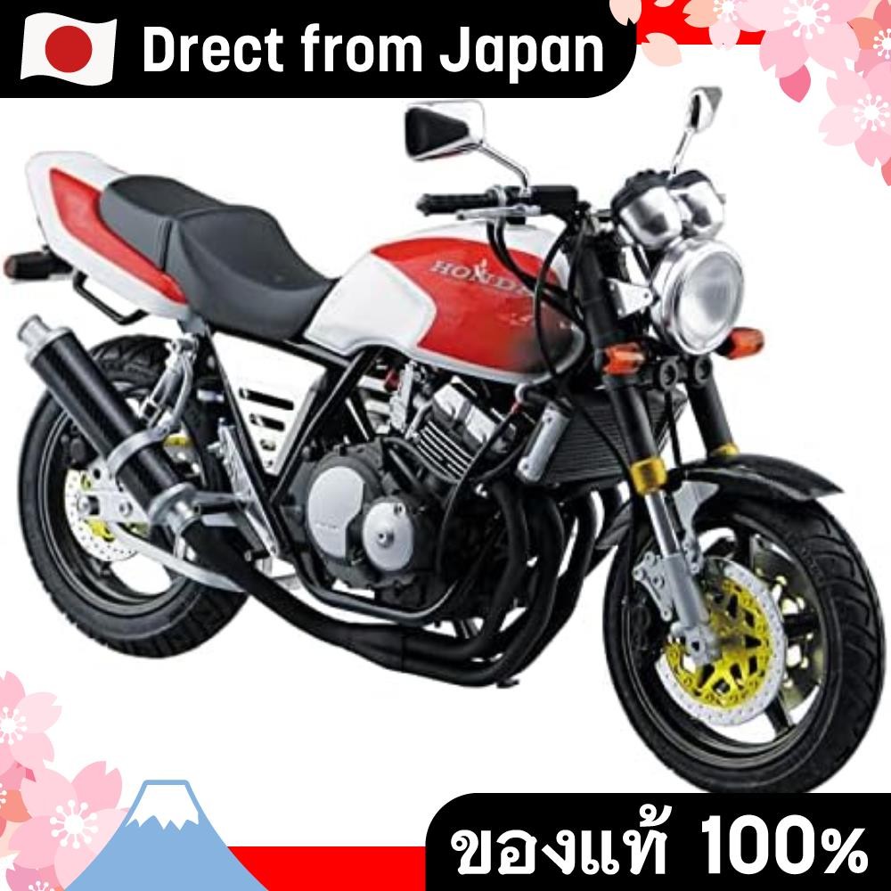 【Direct from Japan】Aoshima Bunka Kyozai 1/12 The Bike Series No.53 Honda NC31 CB400 SUPER FOUR 1992 Model พร้อมชิ้นส่วนที่กำหนดเอง โมเดลพลาสติกขึ้นรูปเป็นสี