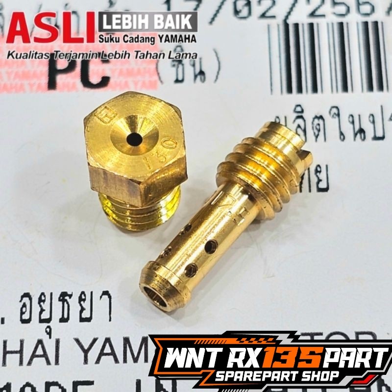 PILOT JET + MAIN JET PJ MJ CARBURETOR STANDARD CARBURETOR F1ZR FIZR ORIGINAL YAMAHA ของแท้ PART
