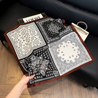 Retro Cashew Color Matching Fashion All-Match Silk Scarf