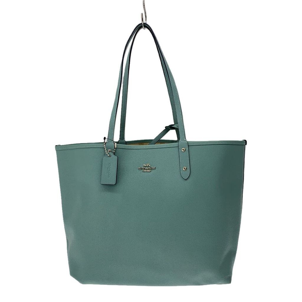 COACH Tote PVC BLU F36658 Direct from Japan Secondhand