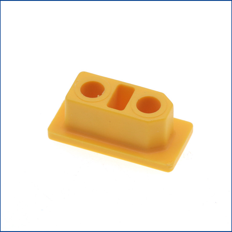 5PCS Amass XT60 XT90 ชายหญิงหัวป้องกันฝุ่นฝาครอบป้องกันป้องกันฝุ่นหมวก PVC 90 องศานุ่ม Hard สีเหลือง