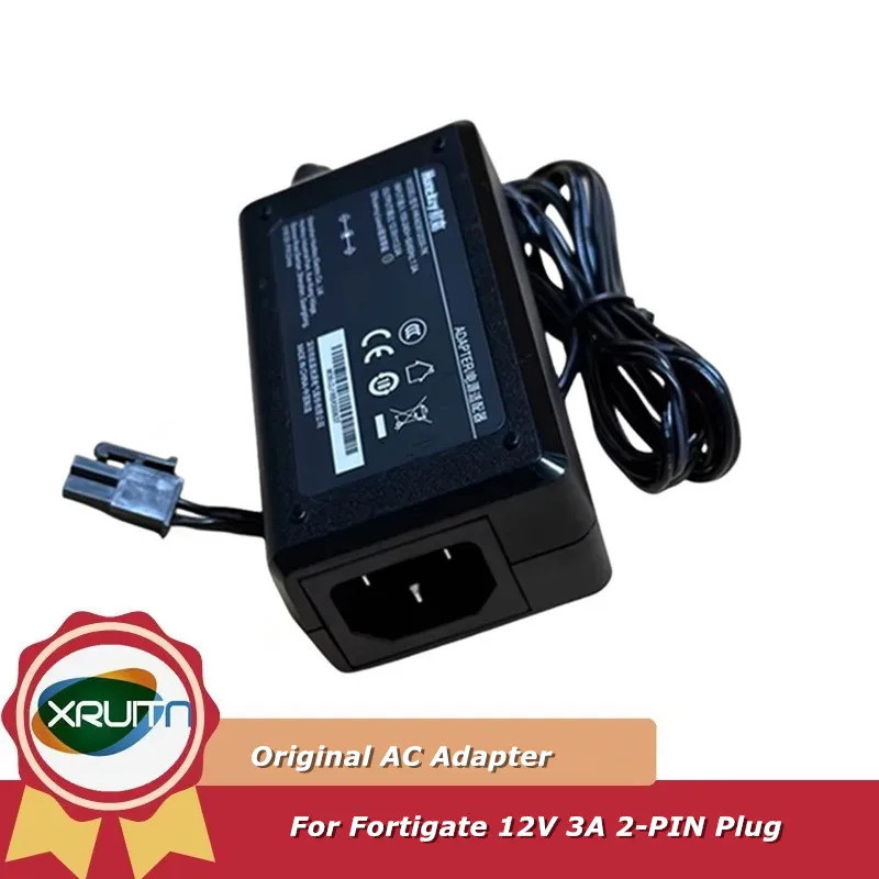 2PIN 12V 3A 36W Switching Power Adapter สําหรับ FORTIGATE FORTINET 60D FG-60D 30E-3G4G 30E AD036RAB-