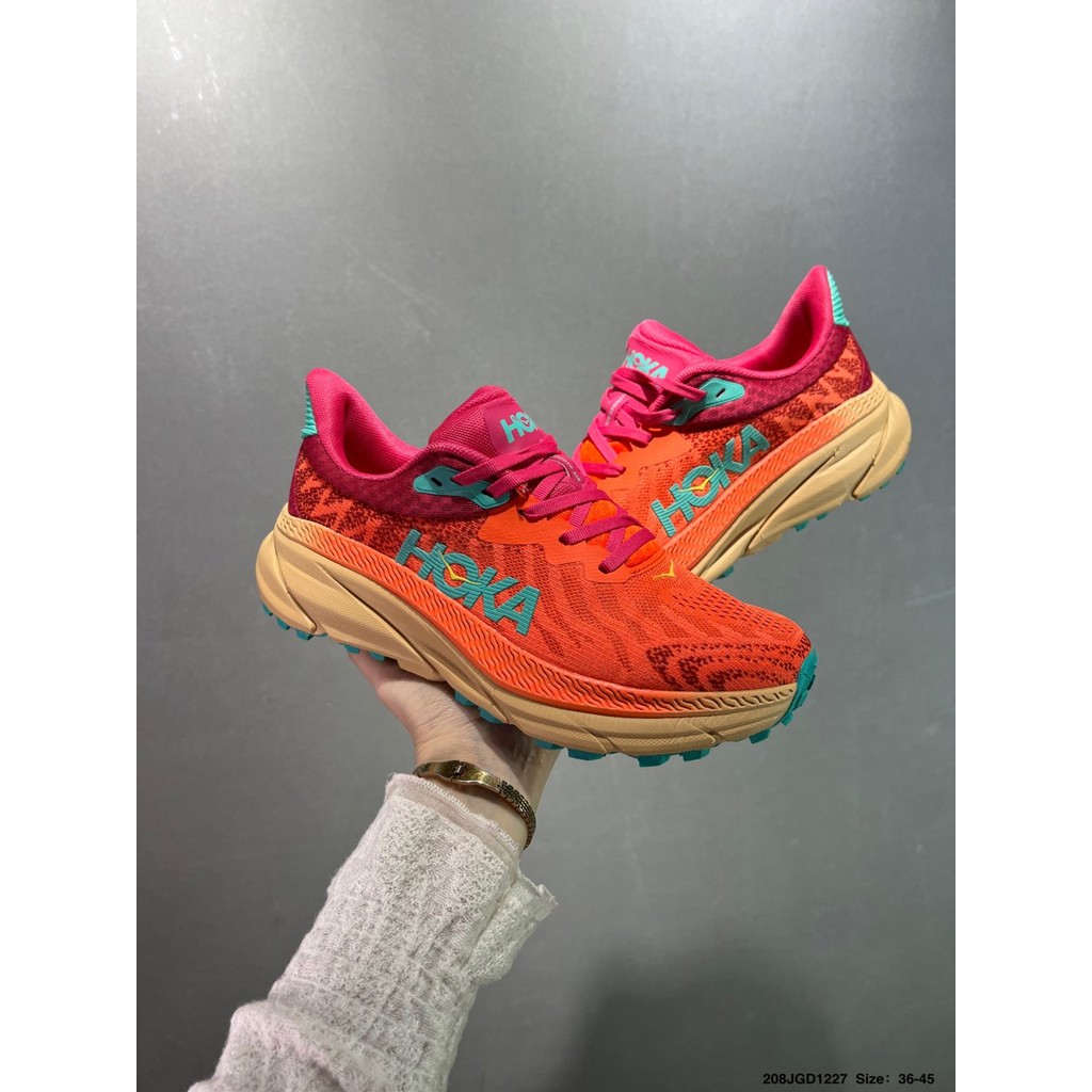 (7 สี)รองเท้าวิ่ง Unisex HOKA ONE Bondi 7 HOKA ONE ONE รองเท้าผ้าใบระบายอากาศ HOKA-21