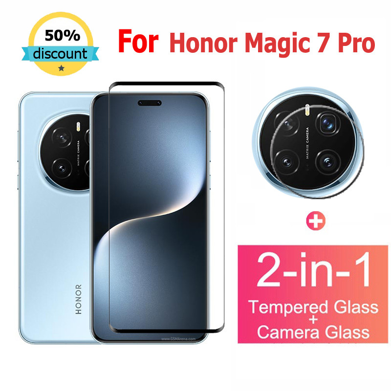 ฟิล์มกระจก Honor Magic 7 Pro กระจกนิรภัย HD ป้องกันหน้าจอ สำหรับ Honor 200 100 90 70 50 X9C X7C X9b X9a X8b X7b X8a X6a X50 X8 X9 X7 X6 Magic 7 6 5 Pro 5G ฟิล์มกระจกกันเลนส์กล้อง & ฟิล์มหลัง