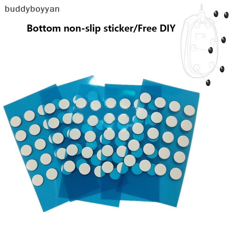 BBTH Universal Mouse สติ๊กเกอร์เท้ากันลื่นขนาดเล็ก Round Dot Mice Glide Feet Control Speed Version สติ๊กเกอร์กันลื่น Vary