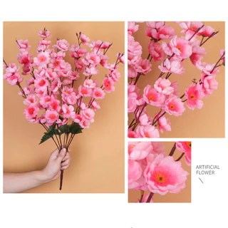 60cm ดอกไม้ประดิษฐ์ ดอกซากุระ ของตกแต่งบ้าน งานแต่งงาน ต้นไม้นำโชค