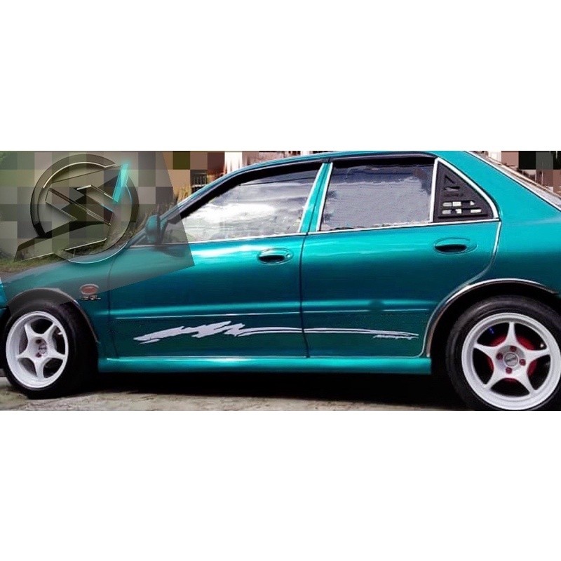 S137 2pc Proton Wira/ Perodua Myvi /Honda Car Body Side Stripe