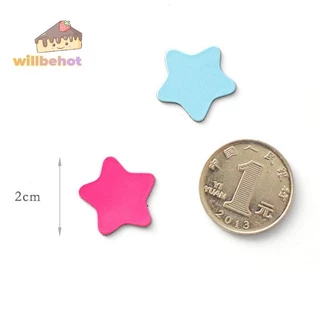 [WillbehotT] 20 ชิ้น Star สติกเกอร์แม่เหล็กตู้เย็นแม่เหล็กเด็กการแข่งขันแม่เหล็ก [ใหม่]