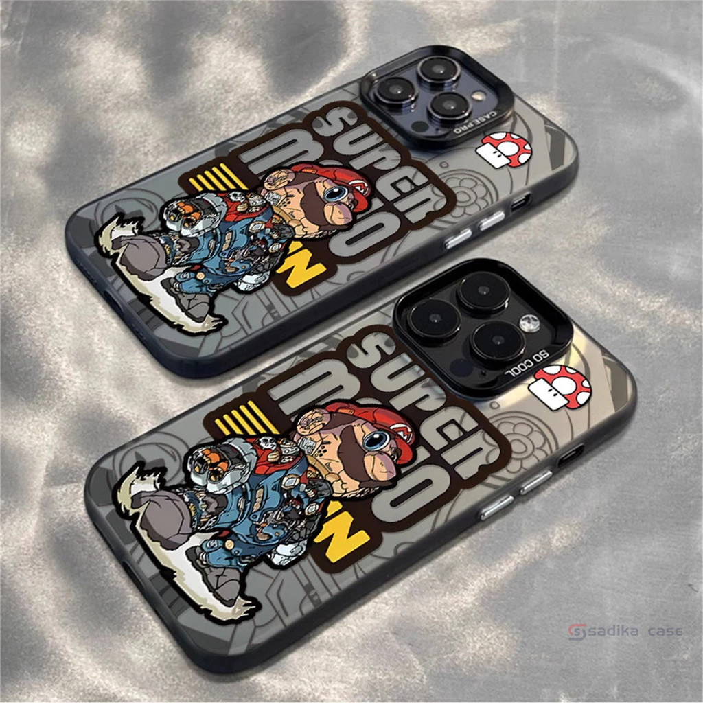 เคสไอโฟน การ์ตูนมาริโอ้ สำหรับ IPhone 11 15 16 13 12 14 Pro Max XR X XS Max 7 8 15 Plus เคส IPhone เคสไอโฟน 13 11 16 15