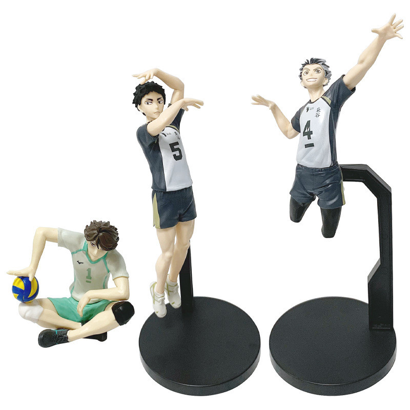 Oikawa Tooru  Kotaro Bokuto Akaashi Keiji haikyuu figure noodle stopper