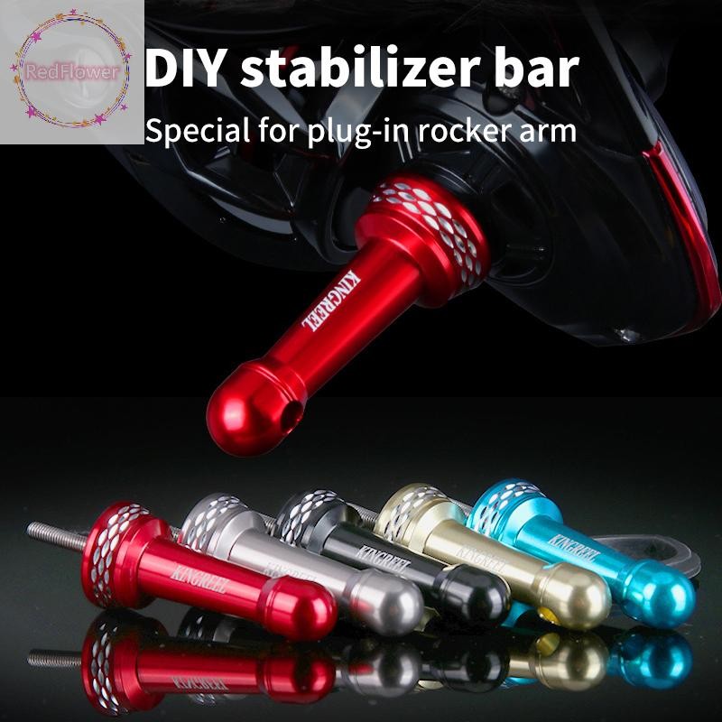 RedFlower KINGREEL DIY รอกตกปลา Anti-Collision โลหะเต็มรูปแบบ Balance Rod ล้อ Anti-Bump Rod Crank Fishing Tackle อุปกรณ์ TH - รูปที่ 2