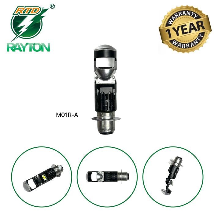 RTD Rayton Mini Proji Led Automotive Motorcycle M01R-A/B/S NON FAN AND FAN Original - M01R-A