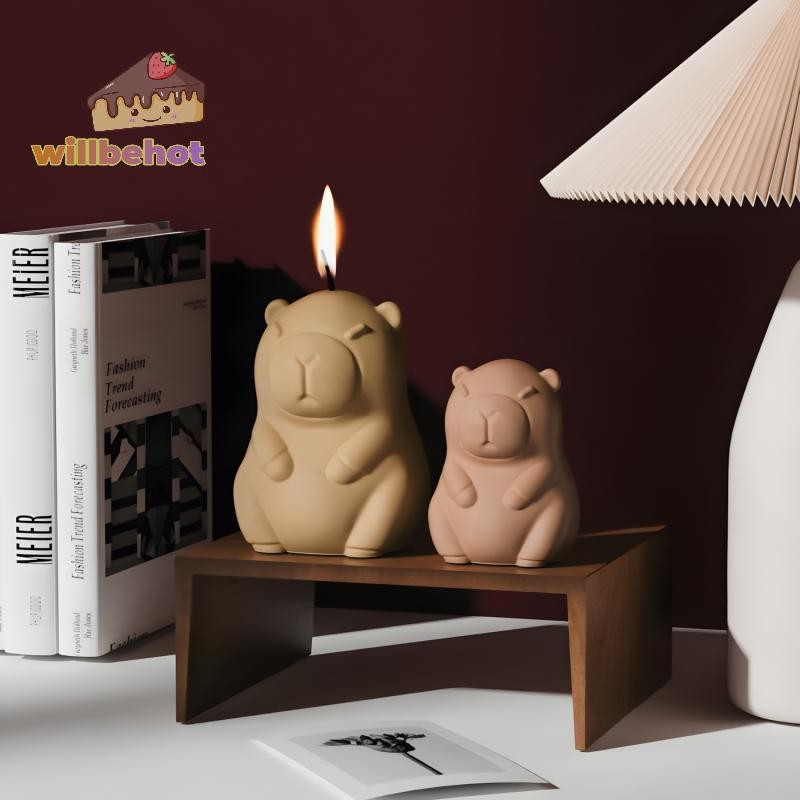 [Willbehot-t] แม่พิมพ์ Capybara 3D Capybara Mousse เค้กแม่พิมพ์ซิลิโคน Capybara แม่พิมพ์สัตว์แม่พิมพ์เทียนสําหรับมูสเค้กไอศกรีมแม่พิมพ์ [ใหม่] - รูปที่ 5