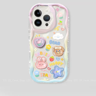 🍰Bov🍰-เข้ากันได้ ไอโฟน เคสไอโฟน iPhone 16ProMax 15 13Pro 11 XS 12 XR 7P 14Plus ป้องกันการตก-HLNYK17