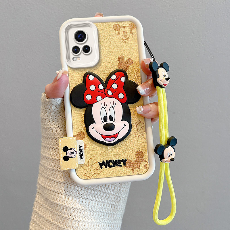 เคส VIVO V20 PRO หนังน่ารักอะนิเมะซิลิโคนนุ่มกรณีโทรศัพท์ - รูปที่ 4