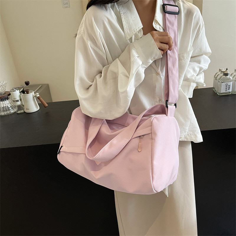 กระเป๋าเดินทาง กระเป๋าใส่กีฬา แยกส่วนใส่รองเท้า กันน้ำ แยกส่วน ผ้าแคนวาสเบา พกพาสะดวก ราคา ถูกที่สุด ดีลบีเคเค แกลเลอรีภาพที่ 2