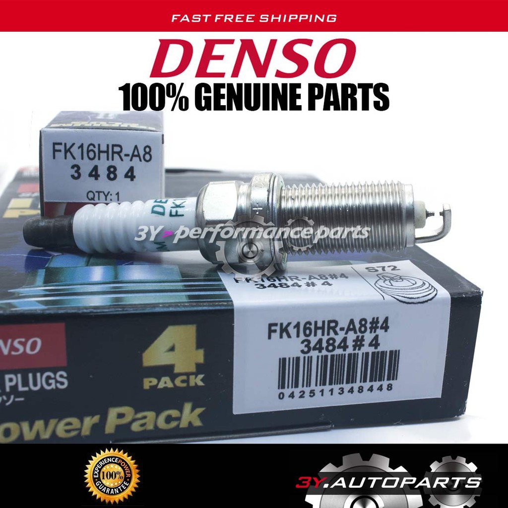 ใหม่ของแท้ FK16HRA8 3484 (90919-01259) TOYOTA T/Y CAMRY 2.5 HYB SPARK PLUG (FK16HR-A8) (1SET 4 ชิ้น)