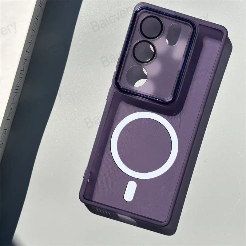 สําหรับ VIVO V29 5G /V29E 4G /V29 PRO 5G /Realme C75 4G Shock Proof กล้องเกราะป้องกันฝาหลังพร้อมสติก