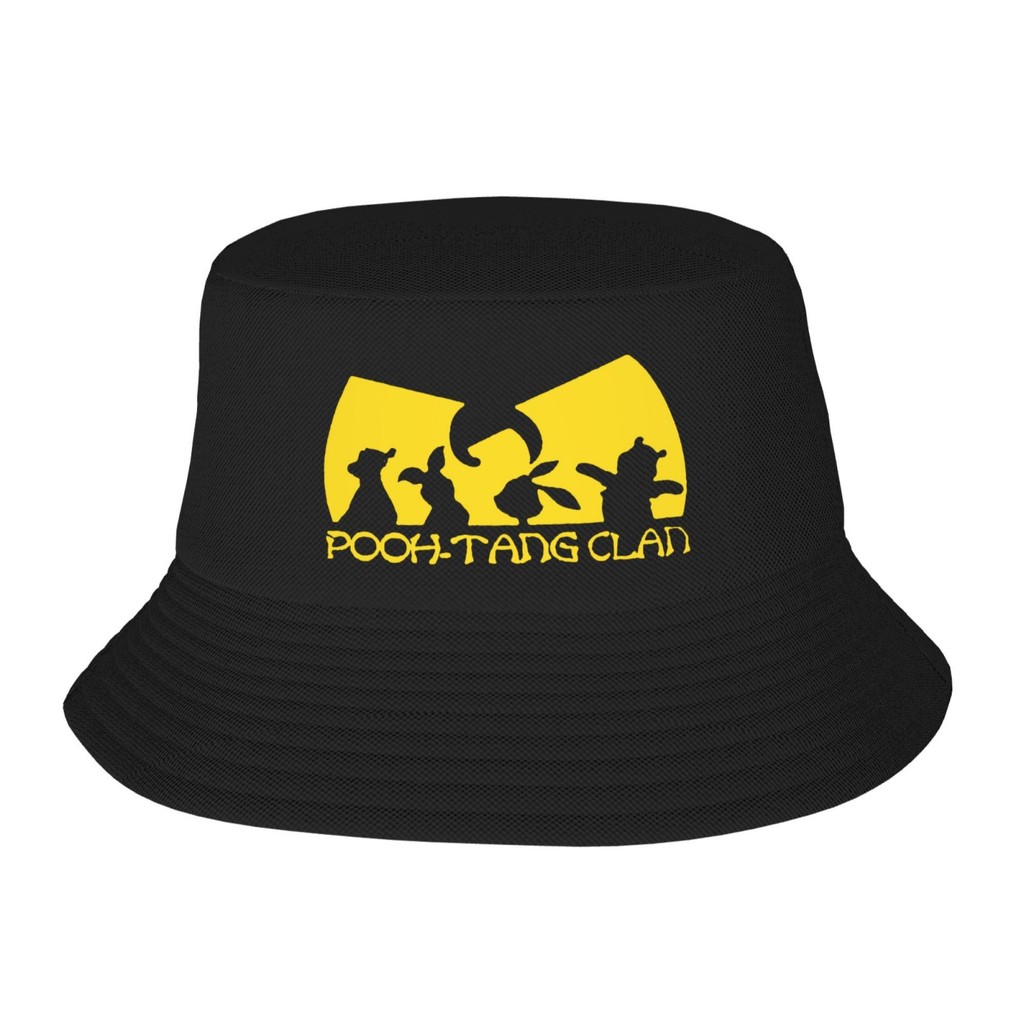 หมวกชาวประมง Pooh Tang Clan มีลาย Winnie-the-Pooh, Eeyore และ Piglet