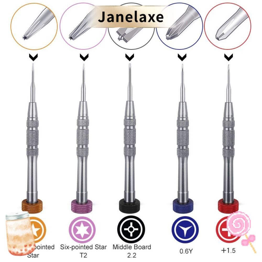 Janelaxe932 ไขควงซ่อมโทรศัพท์, ไขควง Triwing แบบแมนนวลสากล, ชุดไขควงเหล็ก S2 มืออาชีพที่มีความแม่นยํา