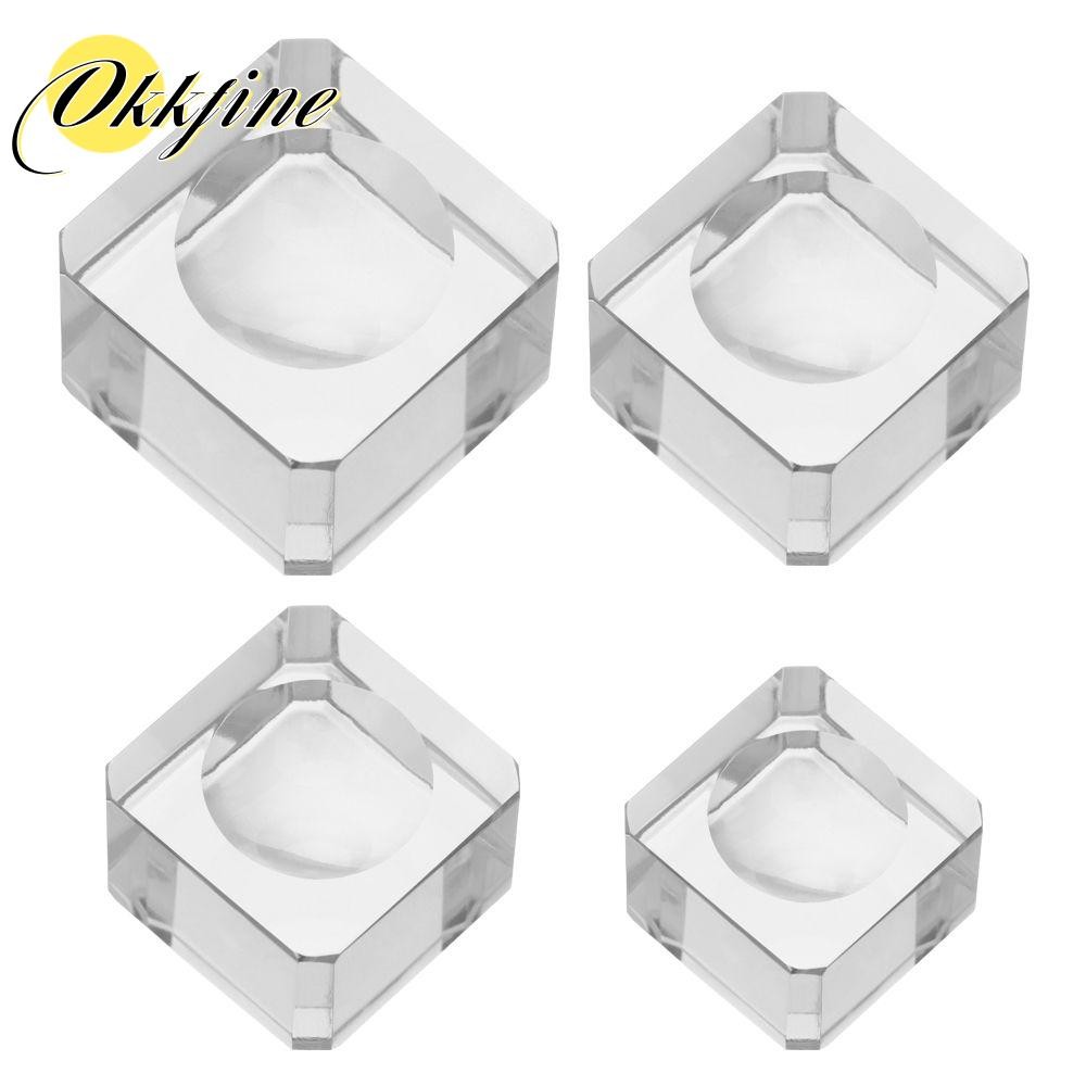 [OKFINE] Crystal Sphere Base โปร่งใสสําหรับ Ball Square Ball Display Stand