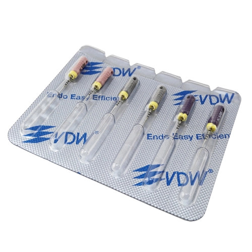 6 ชิ้น/เซ็ต21/25 มม.Endo Easy Efficient VDW แฟ้มทันตกรรม VDW STERILE C PILOT ไฟล์สแตนเลส VDW C