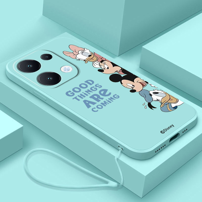 Oppo Reno 13 Pro reno13 Pro 5G Reno13F กรณีการ์ตูน Disney Mickey Minnie เคสโทรศัพท์ซิลิโคนอ่อนนุ่มคลุมทั้งหมด Shell