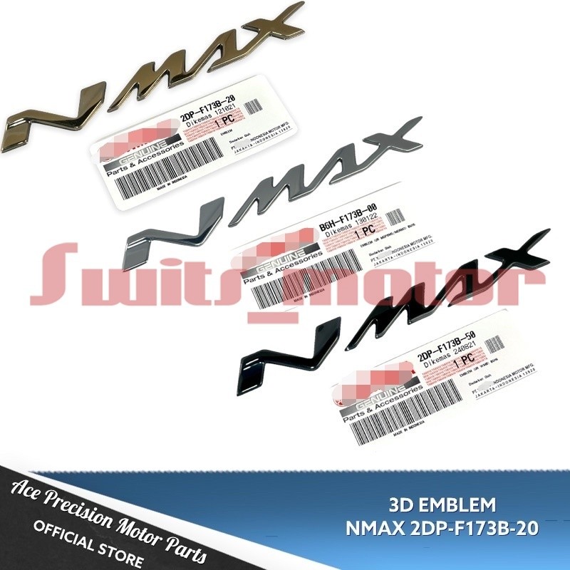 NMAX 3D EMBLEM NMAX B6H-F173B-00/2DP-F173B-20/2DP-F173B-50 (1PIECE เท่านั้น)