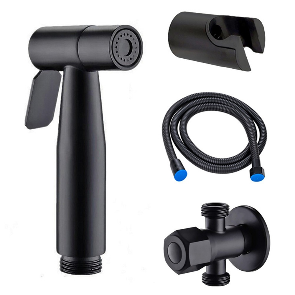 Top-level Matte Black Bidet Toilet Spray Douche Shattaf Shower Head Purifying Set