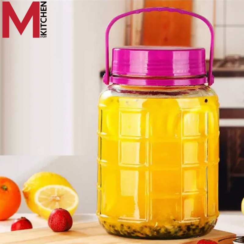 M KITCHEN โหลแก้ว ขวดโหลดองบ๊วย​ โหลยาดอง ขวดโหลดองผลไม้​ มีให้เลือกหลายขนาด 1-20 ลิตร
