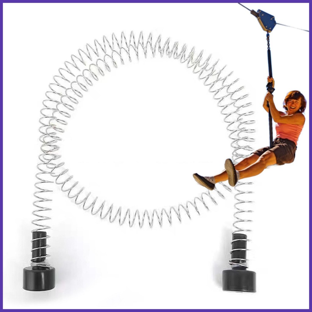 Zipline เบรคฤดูใบไม้ผลิทนทาน Zipline Springs High-Strength Compression Spring ปลอดภัยสวมใส่ Zipline 