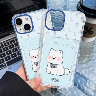 เคสโทรศัพท์แบบมีการ์ด TPU For Vivo Y21 Y17S V30 Pro Y29 Y19S Y20 Y11 Y03 Y15S Y22 Y27 Y36 Y12 y21s Y02 Y16 กันฝุ่น Case