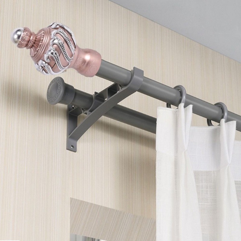 แนะนำ ผ้าม่าน 1/2/4ชิ้นยุโรปโรมันเสาก้านหัว/ราวม่านปลั๊กหมวก/ผ้าม่านพลาสติกก้าน จบ ปก/ตกแต่งบ้าน ราคาพิเศษ มีเก็บเงินปลายทาง