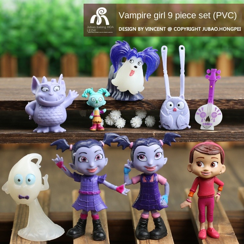 รูปอะนิเมะ Vampirina Vampirina Batgirl ของเล่นตุ๊กตารูปเค้ก