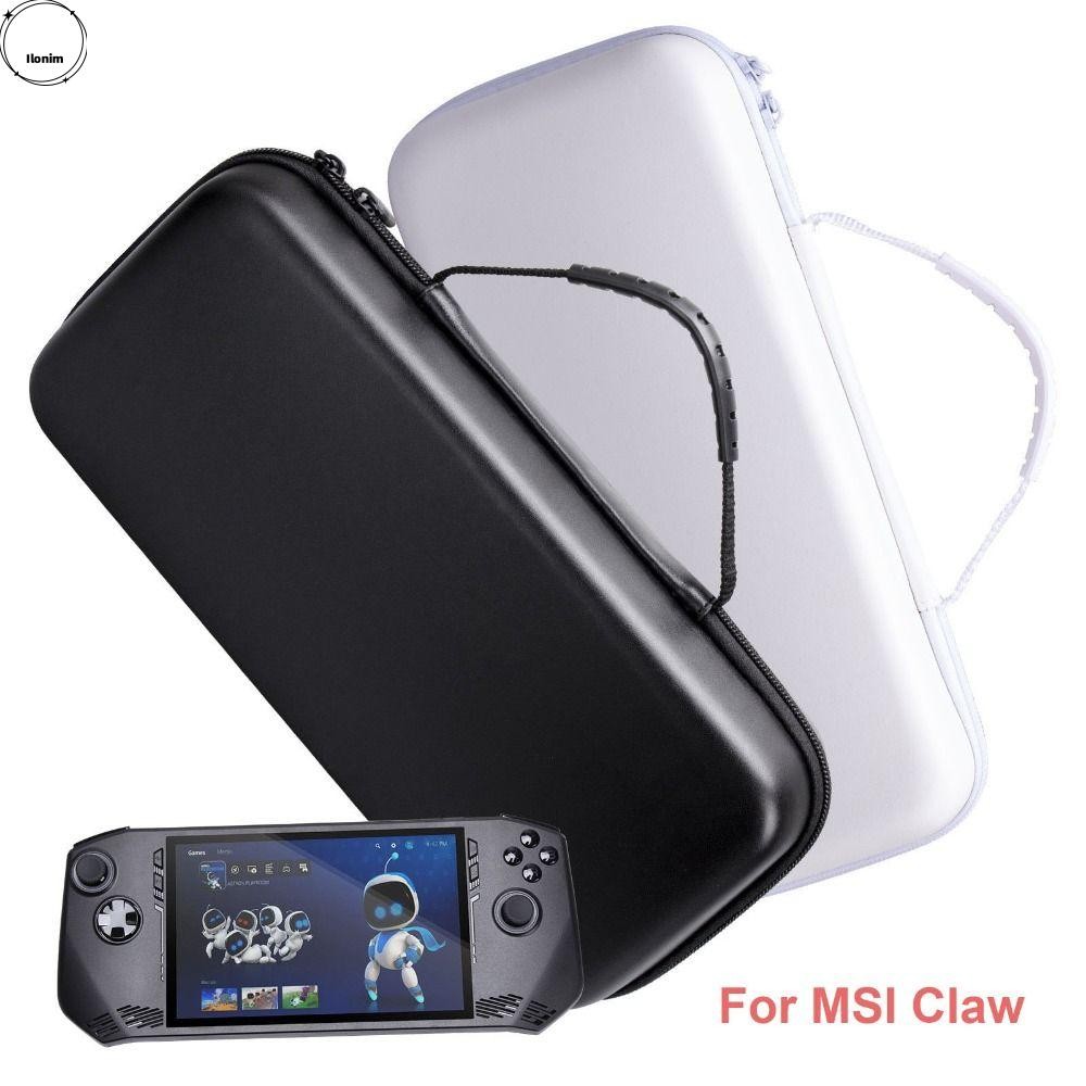 Ilonim กระเป๋าเก็บคอนโซลมือถือ, EVA Anti-scratch Carrying, กันกระแทก 7 นิ้วอุปกรณ์เสริมเกมแบบพกพาสําหรับ MSI Claw A1M