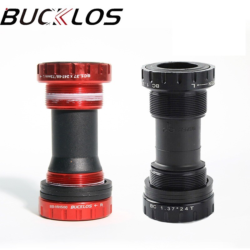 Bucklos MTB วงเล็บด้านล่าง 24 มม.BB ชุดปิดผนึกเซรามิคแบริ่งด้านล่างสําหรับข้อเหวี่ยงจักรยาน