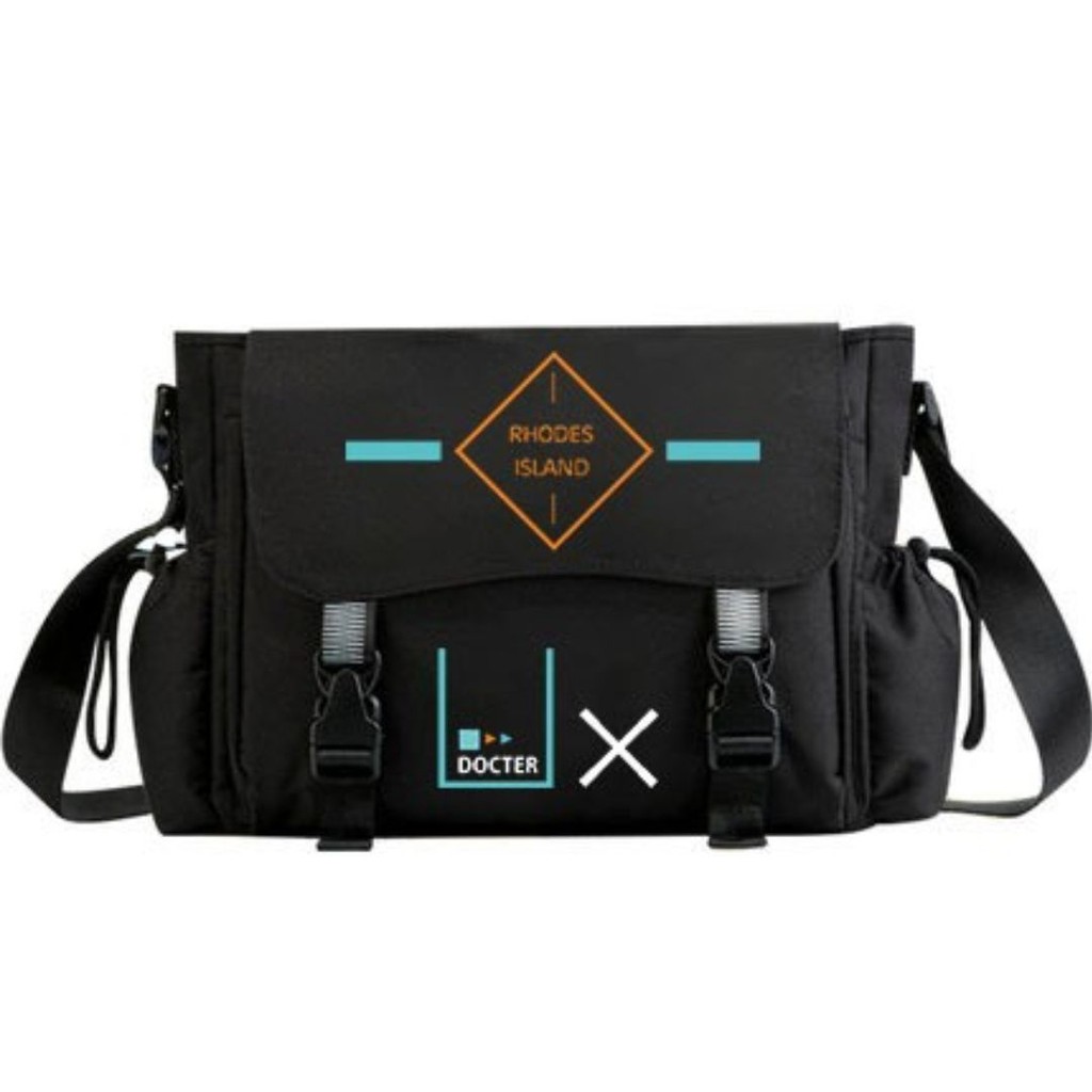 Arknights กระเป๋าสะพายไหล่ Rhode Island Amiya สินค้านักเรียนชายหญิงไหล่ข้ามร่างกายชั้นเสริม Le