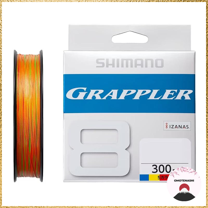 Shimano Grappler 8 PE 300m LD-A71U 5 Colors (5 colors x 10m) No. 1