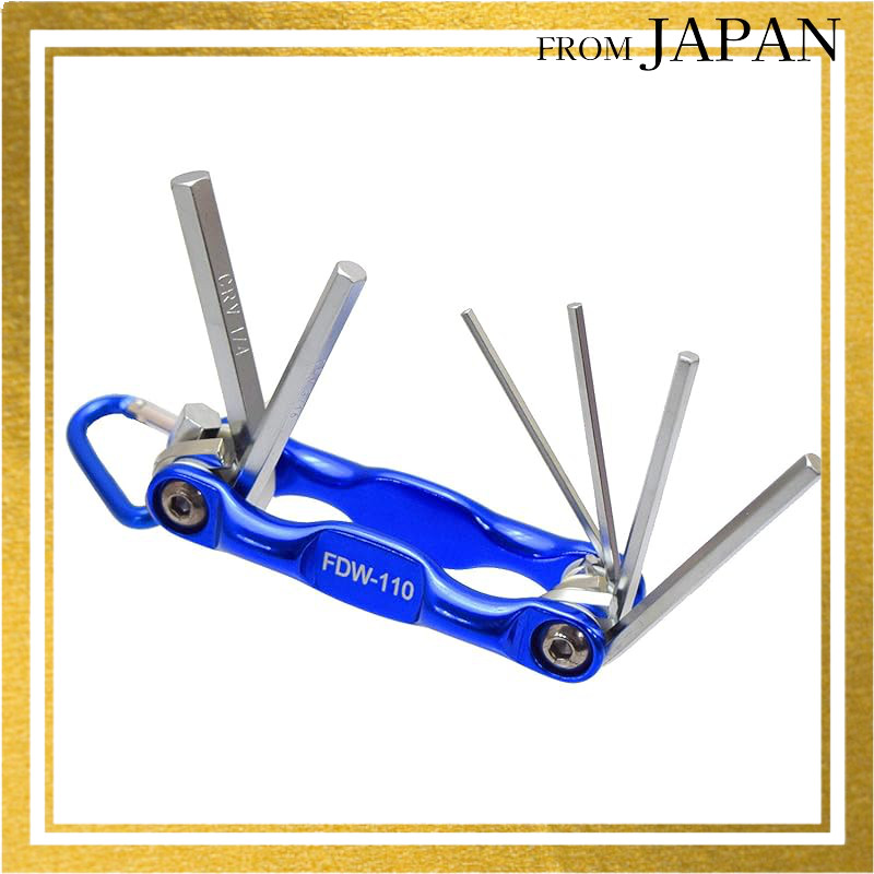 Takagi M&M Folding Wrench Set - 6 Pieces (Assorted Types) Direct from Japan