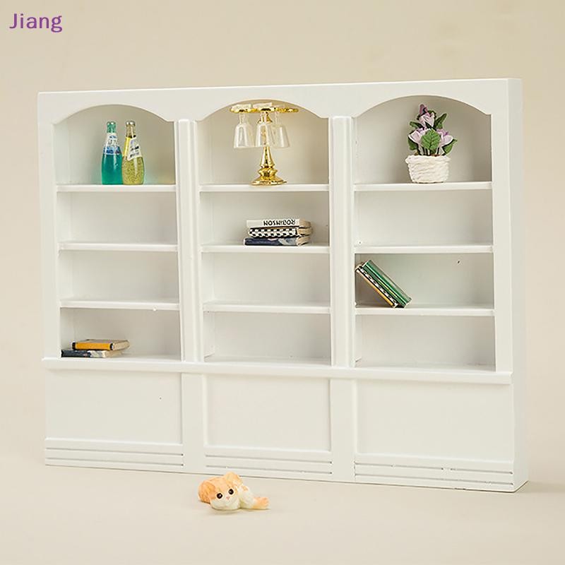 [Jiang] 1:12 ตู้โชว์ตุ๊กตาห้องนั่งเล่นเฟอร์นิเจอร์หน้าต่างตู้โชว์ชุดโต๊ะบ้านตุ๊กตาอุปกรณ์เสริม TH - รูปที่ 4